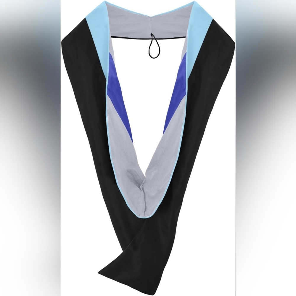 Master's Of Counseling (Teal) Academic Hood With Messiah College Colors